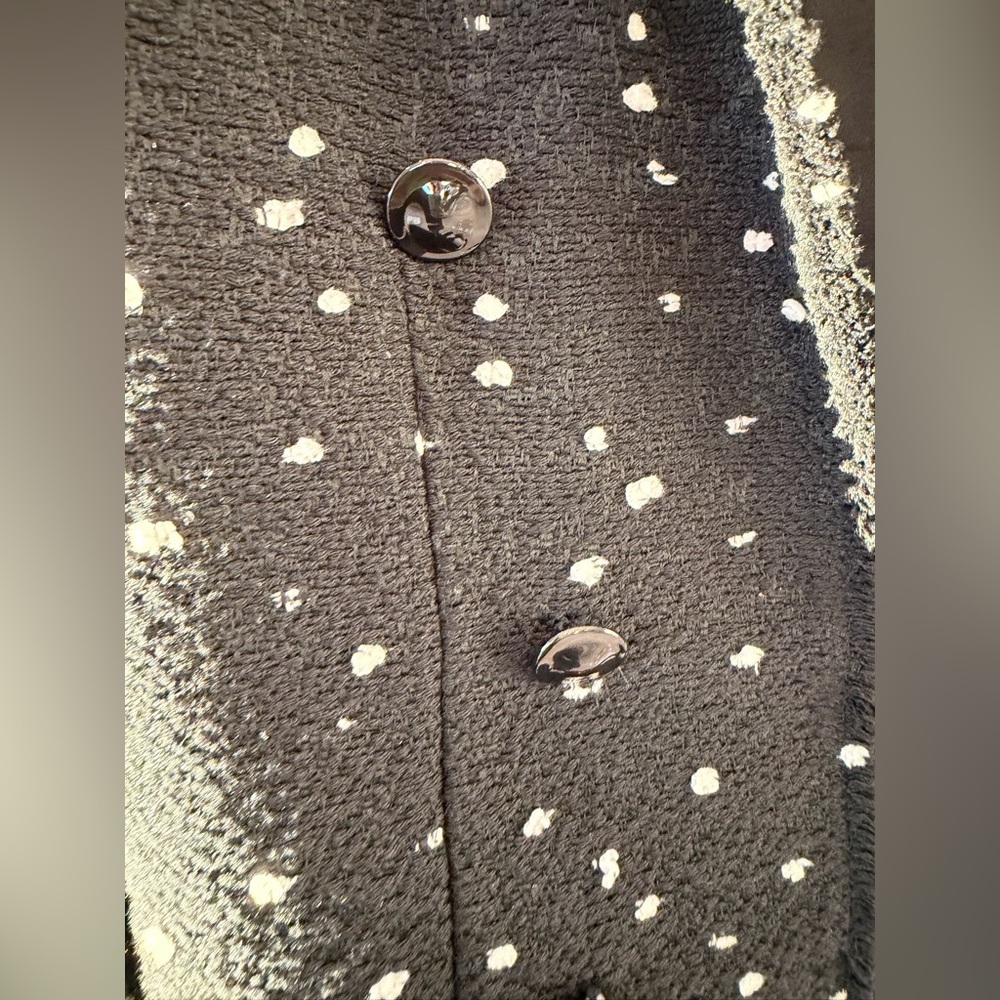 Rebecca Taylor black and white tweed blazer - Picture 4 of 4